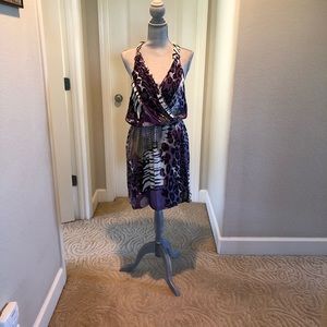 Silk racer back dress. Great condition